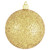 4ct Gold Shatterproof Glittered Christmas Ball Ornaments 4.75" (120mm)