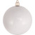 4ct Milk White Shatterproof Shiny Finish Christmas Ball Ornaments 4.75" (120mm)