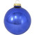 4ct Victoria Blue Shiny Christmas Ball Ornaments 3.25" (80mm)