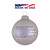 Matte Silver and Blue US Air Force Logo and Hymn Glass Christmas Ball Ornament 3.25" (80mm)