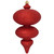 Red Shatterproof Glitter Christmas Jumbo Finial Ornament 15" (380mm)