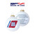 Matte White and Red US Coast Guard Logo and Hymn Glass Christmas Ball Ornament 3.25" (80mm)