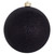 Onyx Black Shatterproof Glitter Christmas Ball Ornament 8" (200mm)