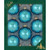 8ct Pale Turquoise Shiny Glass Christmas Ball Ornaments 2.5" (67mm)
