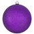 Purple Shatterproof Glitter Christmas Ball Ornament 8" (200mm)