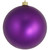 Matte Purple Shatterproof Christmas Ball Ornament 8" (200mm)