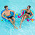 Inflatable Pink and Blue AquaLinx Connecting Swimming Pool Float, 49-Inch