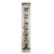 43.5" White Distressed Finish "WELCOME" Outdoor Porch Sign
