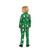 Green and White Santaboss Boy Child Christmas Suit - 6Y