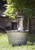 22” Rustic Metallic Faucet and Bucket Fountain - 32789195