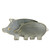 Set of 4 Country Rustic Distressed Pig Shaped Platters 20"
