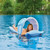 Inflatable Blue Swimming Pool Mattress Raft Float, 72-Inch