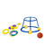 18" Vibrantly Colored 4-In-1 Fun Pack Swimming Pool Game Set