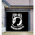 7' x 8' Black and White POW Patriotic Single Car Garage Door Banner