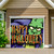 7' x 8' Green and Purple Big Frank Halloween Single Car Garage Door Banner