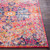 2' x 3' Traditional Style Pink and Purple Rectangular Area Throw Rug
