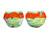 9" Lime Green and Orange Octopus Print Reusable Swim Diaper  - 24 Months - 32557057