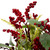 13" Red Berries and Foliage in Vintage Milk Pitcher Christmas Decoration
