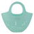 11.75" Green Silicone Garden or Kitchen Colander Bag with Handles