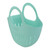 11.75" Green Silicone Garden or Kitchen Colander Bag with Handles