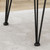 32.5" Brown and Black Contemporary Handcrafted Square Dining Table