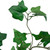 6' Lush Green and Brown Needle Point Ivy Leaf Artificial Garland
