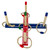 16.5" Red and Blue Classic Ring Toss Game - 34283553