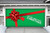 7' x 16' Red and Green Christmas Double Car Garage Door Banner
