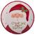 8.25" Red and White Christmas Themed Santa Cake Plate