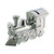6" Silver Stainless Steel Train Design Bank