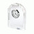 3.75" Optic Crystal Semi Circular Clock