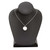3/4" Stainless Steel Round Disk Necklace Chain Pendant
