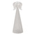 9" Glittering White Angel Ornament with String Lights