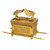 11.5" Gold Ark of the Covenant Statue Tabletop Decor