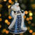 Christopher Radko Debonair Winter Santa Glass Christmas Ornament