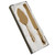 14.25" Gold Stainless Steel Cake Knife Server Set