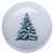 Set of 4 Plaid and Christmas Tree Serving Plates 7.25"