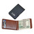 2.75" x 1.5" Brown Genuine Leather Magnetic Money Clip and Card Holder
