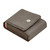 3.75" x 3" Taupe Gray Leatherette Playing Cards Case