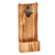 12" Black Solid Wooden Wall Bottle Opener