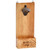 12" Black Solid Wooden Wall Bottle Opener