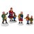 5" Brown and Green 11-Piece Christmas Village Scene