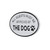18.5" White and Black Handcrafted Oval Wall Sign