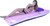 72" Aqua Duo Reversable Bubblegum Pink and Jelly Purple Floating Swimming Pool Mattress