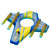 46.5" Blue and Yellow Galactic Fighter Squirter Swimming Pool Float