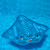 88" Dark Blue Manta Ray Ride-On Swimming Pool Inflatable Raft