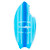 73” Blue Shark Bite Surfboard Swimming Pool Inflatable Raft