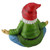 9.5" Meditating Gnome Hand Painted Outdoor Garden statue