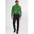Green and White Santaboss Men's Adult Christmas Shirt - 3XL