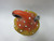 9" Gray and Orange Fairy Garden Mushroom House Figurine - 33831430